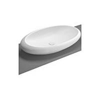 Vasque à poser VitrA Istanbul 4446B403-0016 blanc VC, 85,5 x 51 cm, sans trou de robinetterie ni trop-plein.