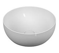 Vasque à poser VitrA Options 5992B403-0016, diamètre 40 cm, ronde, sans trop-plein ni trou de robinetterie, en vinyle blanc.