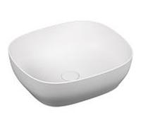 Vasque à poser VitrA Options 5994B401-0016 47,5 x 41 cm, rectangulaire, sans trop-plein ni trou de robinetterie, Edelweiss VC