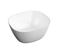Vasque à poser VitrA Plural 7811B401-0016 45 x 38 x 13,5 cm, couleur edelweiss, haute, rectangulaire, sans trop-plein ni trou de robinetterie