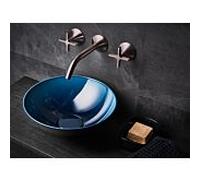 Vasque Alape Aqua 3900000092 Ø 300 mm, 118 mm, bleue, sans trou de robinetterie/trop-plein