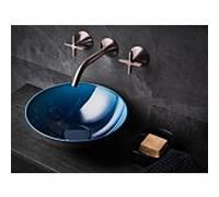 Vasque Alape Aqua 3900000092 Ø 300 mm, 118 mm, bleue, sans trou de robinetterie/trop-plein