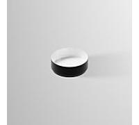 Vasque Alape Bicolor 3222000180 Ø 360 mm, 130 mm, noir mat/blanc brillant, sans trou de robinetterie ni trop-plein