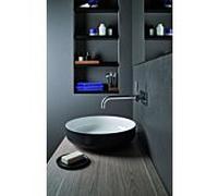 Vasque Alape Bicolor 3503000180 Ø 450 mm, 116 mm, noir mat/blanc brillant, sans trou de robinetterie ni trop-plein