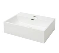 Vasque avec Trou de Robinet Céramique 51,5x38,5x15 cm Lavabo Toilette