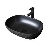 Vasque de salle de bain ovale avec socle sur pied - Ensemble complet avec accessoires - Design élégant et moderne pour une installation facile et un drainage efficace