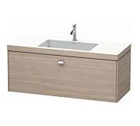 vasque Duravit Brioso c-bonded avec sous-structure BR4603O1031, 120x48cm, Pine Silver / chrome, 2000 .
