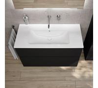 Vasque Duravit ME by Starck avec meuble bas evineo ineo5 evo l: 101 cm, 2 tiroirs, avec poignée encastrée,, 233610AA60+BE0715BM,