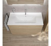 Vasque Duravit ME by Starck avec meuble bas evineo ineo5 evo l: 101 cm, 2 tiroirs, avec poignée encastrée,, 233610AA00+BE0715OA,