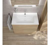 Vasque Duravit ME by Starck avec meuble bas evineo ineo5 evo l: 81 cm, 2 tiroirs, avec poignée encastrée,, 233683AC00+BE0720OA,