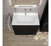 Vasque Duravit ME by Starck avec meuble bas evineo ineo5 evo l: 81 cm, 2 tiroirs, avec poignée encastrée,, 233683AC60+BE0720BM,