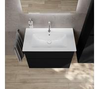 Vasque Duravit ME by Starck avec meuble bas evineo ineo5 evo l: 81 cm, 2 tiroirs, avec poignée encastrée,, 2336830000+BE0720BM,