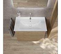Vasque Duravit ME by Starck avec meuble bas evineo ineo5 evo l: 81 cm, 2 tiroirs, avec poignée encastrée,, 2336830000+BE0720OA,