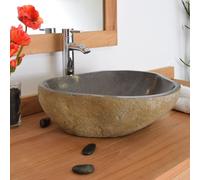 Vasque en pierre de rivière edenroc 60