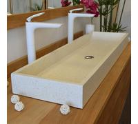Vasque en terrazzo crème atlantica