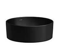 Vasque Laufen Savoy H8129427161121 Ø 42 cm, ronde, sans trop-plein ni trou de robinetterie, noir mat