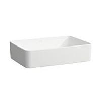 Vasque Laufen SAVOY H8169447571121 38 x 55 cm, rectangulaire, sans trop-plein, sans trou de robinetterie, blanc mat