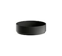 LAUFEN UNISONO Cuvette de lavabo, ronde, sans trou pour robinet, sans trop-plein, 400x400x116mm, H512UO47161121, Couleur: Noir mat