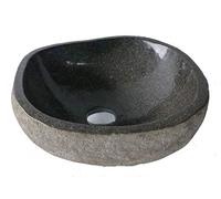 Vasque lavabo à poser en pierre naturelle 40cm + 1 porte savon. CHOIX SUR PHOTOS ENVOYEES SUITE A VOTRE COMMANDE AVEC LES DIMENSIONS. VENDEUR FRANCAIS. Pour salle de bain.