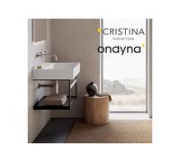 Vasque lavabo céramique premium 50 blanc brillant - CRISTINA ONDYNA PR504701