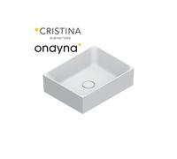 Vasque lavabo premium céramique blanc brillant - CRISTINA ONDYNA PR453501