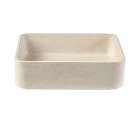 Vasque rectangulaire en pierre naturelle beige L48 cm ALIZEE