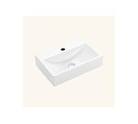 Vasque salle de bain céramique blanc à poser 1 bac 450x300