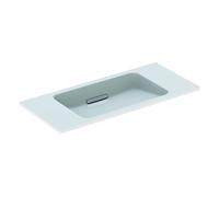 Vasque Sous Plan Geberit ONE Design Suspendu 900x130x400mm Blanc/Chromé brillant