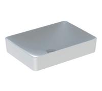 Geberit VariForm vasque à poser 500779012 55x40cm, sans trou pour robinetterie, trop-plein, rectangulaire , blanc