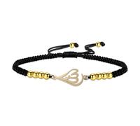 VASSAGO Bracelet Allah ajustable, fabriqué à la main, cordon islamique, charms arabes représentant Dieu, bracelet pour l'Aïd et le Ramadan, cadeau de bijoux islamiques pour femmes et hommes musulmans