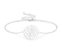 VASSAGO Bracelet chakra Sri Yantra pour homme et femme fait à la main réglable en corde tressée Yantra, géométrie sacrée, symbole hindouisme, amulette, yoga, méditation, Acier inoxydable, Pas de gemme