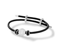 VASSAGO Bracelet Corde Médaillon de Saint Benoît pour Femmes | Médaillon double face croix exorcisme bracelet corde, amulette de protection catholique, bijoux religieux cadeaux