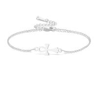 VASSAGO Bracelet croix Ankh réglable en acier inoxydable avec symbole de la e vie égyptienne - Bracelet de couple tressé à la main - Amulette de protection religieuse pour homme et femme