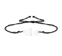 VASSAGO Bracelet croix Ankh réglable en acier inoxydable avec symbole de la e vie égyptienne - Bracelet de couple tressé à la main - Amulette de protection religieuse pour homme et femme