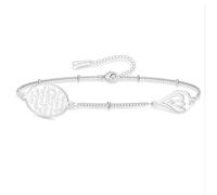 VASSAGO Bracelet ovale islamique Ayatul Kursi pour femme Allah en forme de larme Bracelet à breloques arabe musulman coran calligraphie Cadeau pour l'Aïd Cadeau de Ramadan (Bracelet Ayatul Kursi-S)