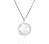 VASSAGO Cadeau pour maman, collier mère et enfant, collier pour mère, grand-mère, fille, fils, fête des mères, Saint-Valentin, anniversaire, bijoux cadeaux pour femme, Acier inoxydable
