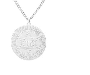 VASSAGO Collier étoile de David avec pendentif étoile juive hébraïque Chai Hanukah Menorah 12 constellations Amulette Bijoux juifs pour homme et femme (Étoile d'argent de David)