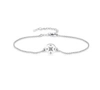 VASSAGO L'obtention du diplôme Bracelet réglable boussole lien Bracelet Grade High School College Graduation couches Bracelet amitié cadeaux bijoux pour elle lui les femmes (Bracelet en argent)