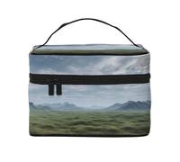 Vast Grassland Grande trousse de toilette avec imprimé prairie pour femme