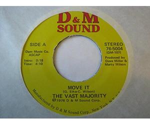 Vast Majority - Vast Majority Move It 7" D&M 7650044 EX 1976 US pressing