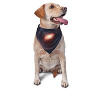 Vast Universe Écharpe triangulaire pour animaux de compagnie avec imprimé graphique pour chiens et chats, bandana mignon réglable pour animaux de compagnie et séances photo