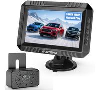 VASTEND Camera de Recul sans Fil avec 5 Pouces Moniteur, 1080P Caméra IP69 Imperméable étanche Grand Angle 150°, Caméra de Recul Voiture Kit pour Camping Car, Camions, Pickup, SUV
