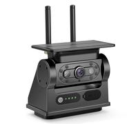 VASTEND Solaire Caméra de Recul sans Fil, Magnétique à Batterie Rechargeable 10000 mAh, Caméra de Recul Étanche IP69, Prend en 4 Caméras, pour Camions, Camping Car, Caravane, VS-7B