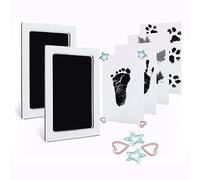 Vastsea 10 Pièces - Kit Empreinte Pieds et Mains Bébé, Empreintes Bébé, Kit Empreinte Bebe, L'encre Sûre est Inoffensive Bébé, pour Nouveau-né Bebe, Pattes de Chien et Chat