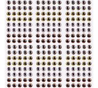 VATEICO Lot de 240 yeux de pêche 4D pour leurres de pêche réalistes holographiques pour leurres de pêche 6 mm