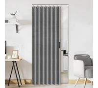 Vatge Rideau de Placard pour Placard Ouvert, Rideaux plissés pour Porte, séparateur de pièce d'intimité, 1 Rideau avec Embrasse, 99 x 198 cm, Gris