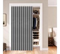 Vatge Rideau d'intimité pour Porte - Placard Ouvert, Porte de Buanderie, Séparation de Pièces avec Embrasse, 132,1 x 198,1 cm (l x L)
