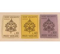 Vatican, 3 Timbres de Collection Neufs. par des Livres Express