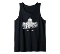 Vatican Basilique Saint-Pierre Vintage Cité du Vatican Rom Débardeur