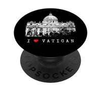 Vatican Basilique Saint-Pierre Vintage Cité du Vatican Rom PopSockets PopGrip Adhésif
